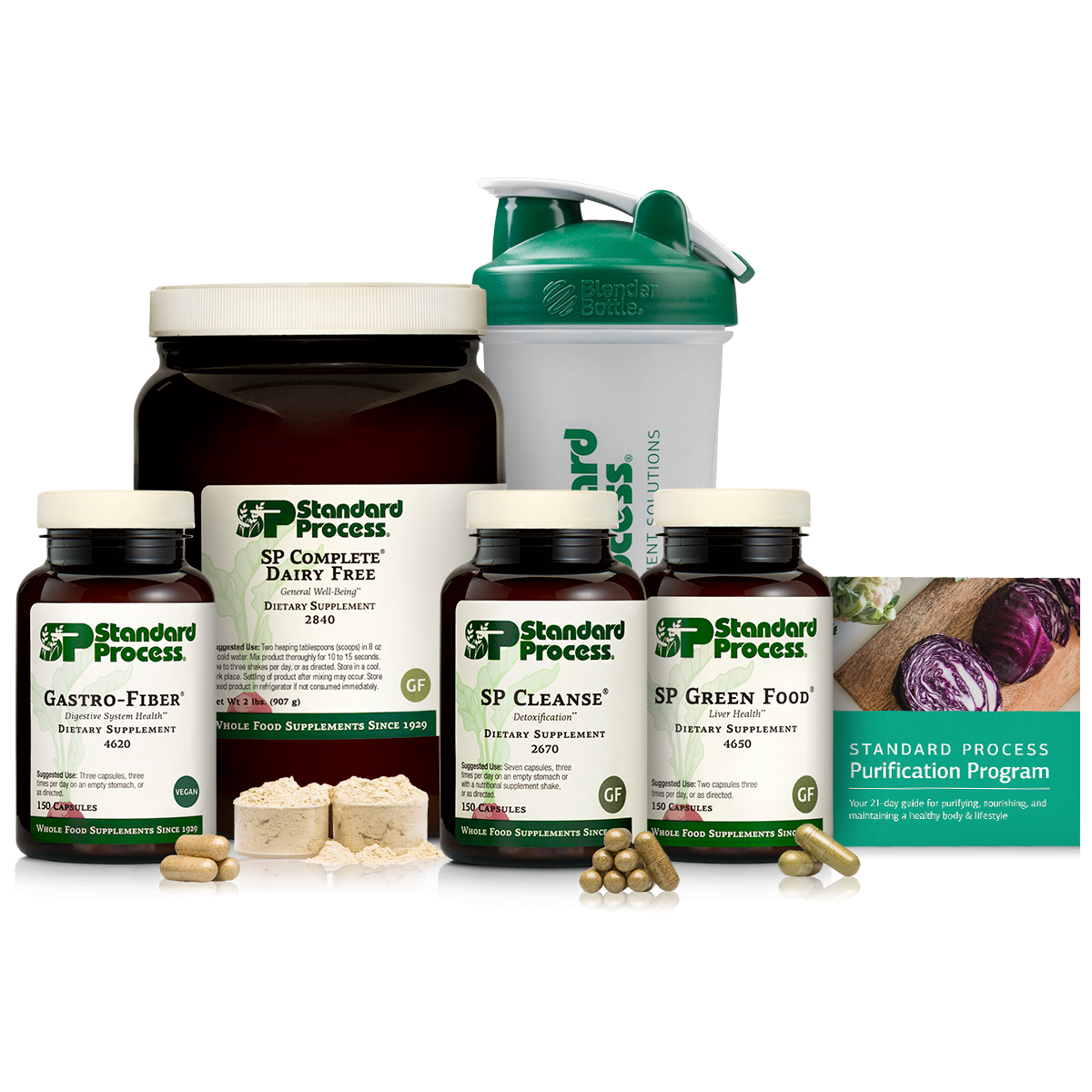 Purification Product Kit with SP Complete® Dairy Free and Gastro-Fiber®, 1 Kit With SP Complete Dairy Free and Gastro-Fiber