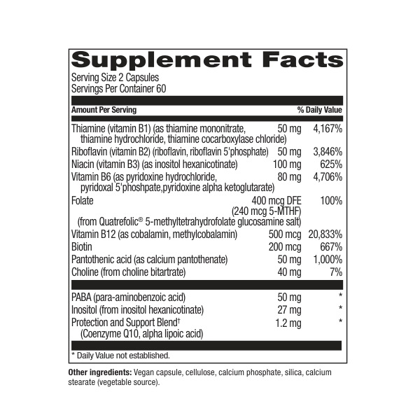Coenzyme Methyl B-Complex 120ct