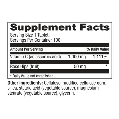 Vitamin C 1000mg 100ct