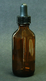 Amber Empty Dropper Bottle 2oz