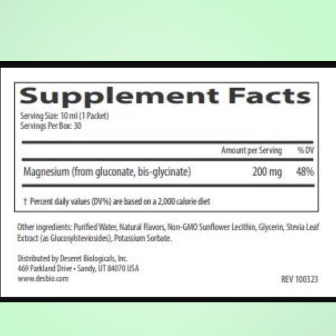 Liposomal Magnesium 30ct Box