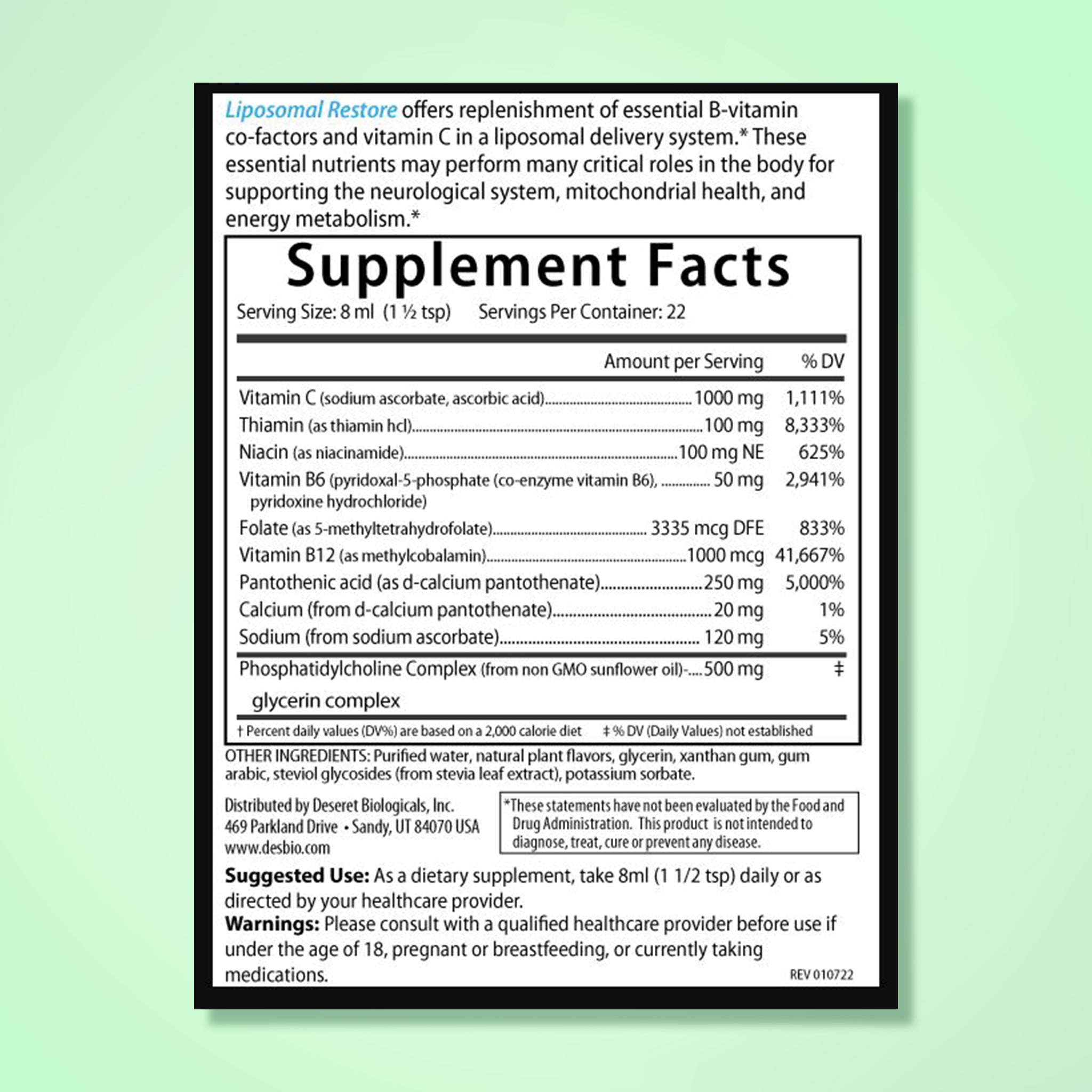 Liposomal Restore 5.95oz